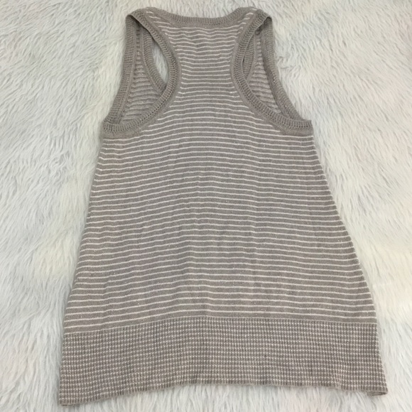 Banana republic women’s shimmering grey knit tank top size small - Picture 4 of 4